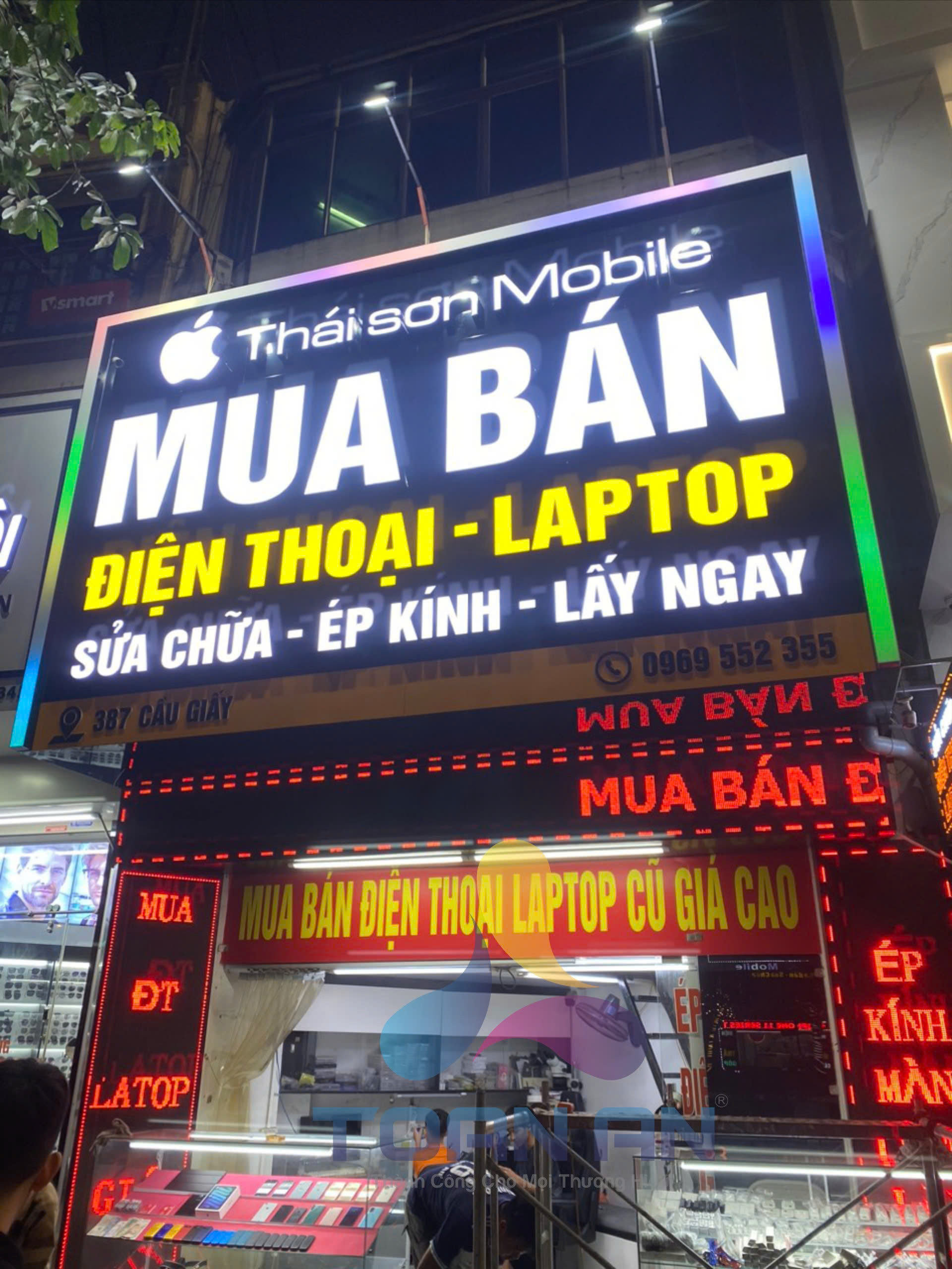 biển quảng cáo mica